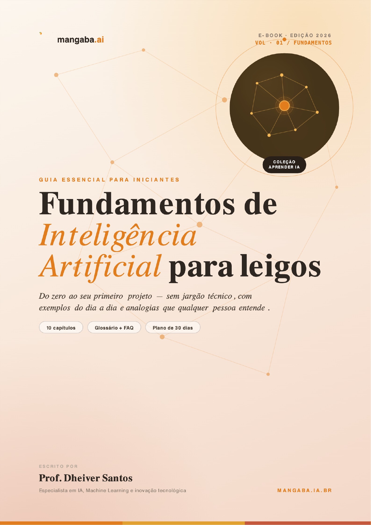 Capa do e-book Fundamentos de IA para Leigos